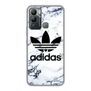 Чохли Адидас для Infinix Hot 12 Play (AlphaPrint) (Адідас на мраморі)