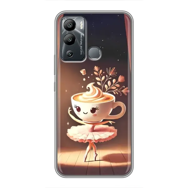 Чохол з принтом «Балерина капучина» для Infinix Hot 12 Play
