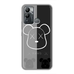 Чехлы для Infinix Hot 12 Play - Bearbrick Louis Vuitton (PREMIUMPrint) (БеарБрик глаза)
