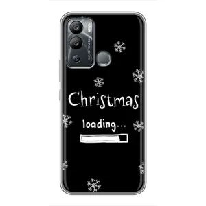 Рождественские, Праздничные Чехлы для Инфиникс Хот 12 Плей (Christmas loading)
