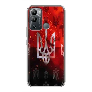 Украинские Чехлы для Infinix Hot 12 Play с картинкой УПА (AlphaPrint) (ГЕРБ УПА)