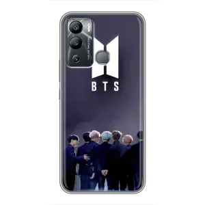 Чехлы BTS для Infinix Hot 12 Play (AlphaPrint) (Группа BTS)