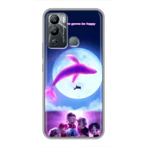 Чехлы BTS для Infinix Hot 12 Play (AlphaPrint) (КИТ BTS)
