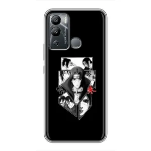 Чехлы на тему: Итачи Учиха для Infinix Hot 12 Play (AlphaPrint) (коллаж Итачи)
