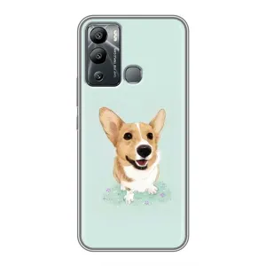 Чехлы с собаками для Infinix Hot 12 Play (VPrint) (Корги)