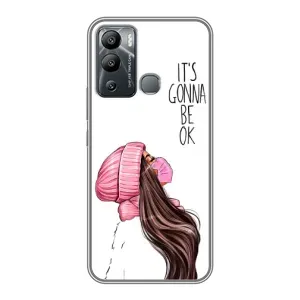 Чехол с печатью для Infinix Hot 12 Play - (Мода) (AlphaPrint) (Коронавирус)