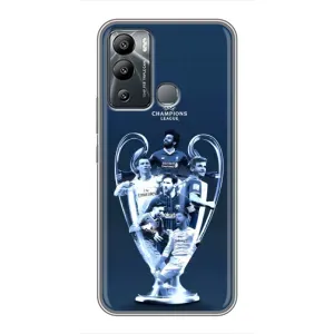 Чехлы для Infinix Hot 12 Play (VPrint) - Футбольные клубы (Кубок ЛЧ)