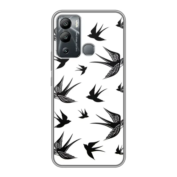 Чехол с принтом «Ласточки» для Infinix Hot 12 Play Чехол с принтом «Ласточки» для Infinix Hot 12 Play