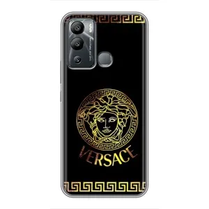 Чехлы VERSACE для Инфиникс Хот 12 Плей (PREMIUMPrint) (Logo Versace)