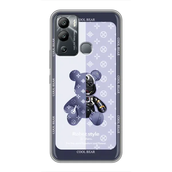 Чохол з принтом «Медведик LV» для Infinix Hot 12 Play Чохол з принтом «Медведик LV» для Infinix Hot 12 Play