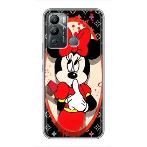 Чехол Disney Mouse Infinix Hot 12 Play (PREMIUMPrint) (Минни Маус ЛВ)