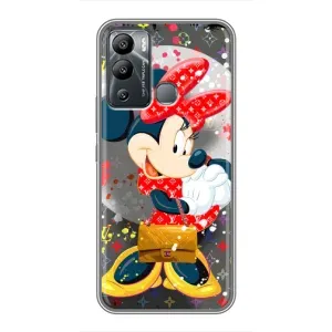 Чехол Disney Mouse Infinix Hot 12 Play (PREMIUMPrint) (Minni с бантиком)