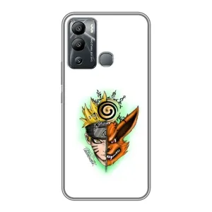 Naruto Anime Чехлы для Инфиникс Хот 12 Плей (AlphaPrint) (Наруто Курама)