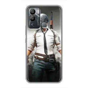 Чехол PUBG для Инфиникс Хот 12 Плей (AlphaPrint)
