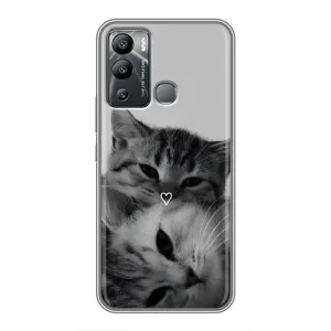 Чохол з малюнком кіт на Infinix Hot 12 Play (Пара котів)