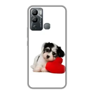 Чехлы с собаками для Infinix Hot 12 Play (VPrint) (Песик)
