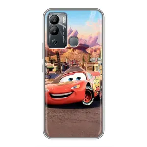 Силиконовый чехол Маквин для Infinix Hot 12 Play (Радиаторный Спрингс Маквин)