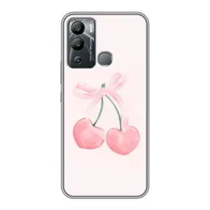 Чохол з розовим принтом для Infinix Hot 12 Play (Рожеві вишні)