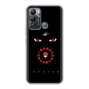 Чехлы на тему: Итачи Учиха для Infinix Hot 12 Play (AlphaPrint) (глаза Итачи)