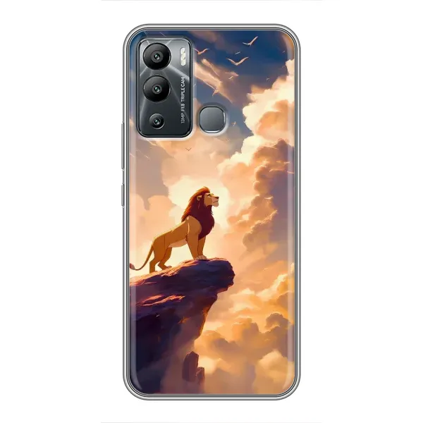 Чехол с принтом «Симба на скале» для Infinix Hot 12 Play Чехол с принтом «Симба на скале» для Infinix Hot 12 Play