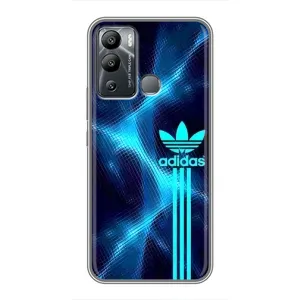 Чохли Адидас для Infinix Hot 12 Play (AlphaPrint) (Синій Адідас)