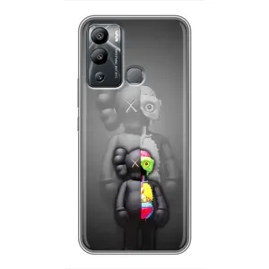 Чехлы для Infinix Hot 12 Play - Bearbrick Louis Vuitton (PREMIUMPrint) (Тело Bearbrick)