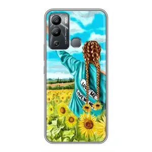 Чехол для Патриота Украины Infinix Hot 12 Play - (AlphaPrint) (Украиночка)
