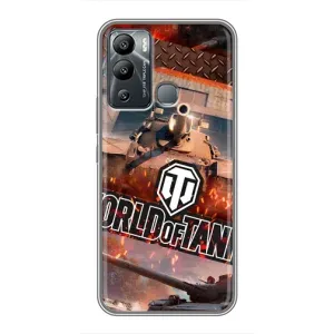 Чехлы с тематикой Киберспорт для Infinix Hot 12 Play (VPrint) (World of Tanks)