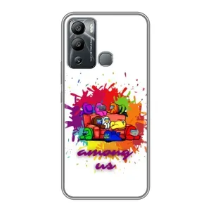 Чохли Амонг Ас для Infinix Hot 12 Play (AlphaPrint) (Яскравий АмонгАс)