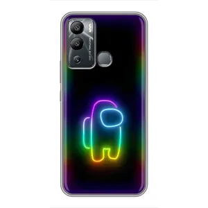 Чохли Амонг Ас для Infinix Hot 12 Play (AlphaPrint) (Яскравий скін)