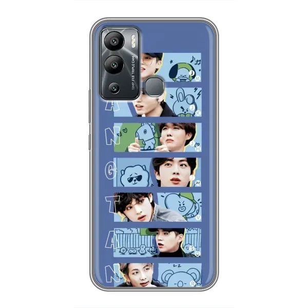 Чохол з принтом «Bangtan» для Infinix Hot 12i Чохол з принтом «Bangtan» для Infinix Hot 12i