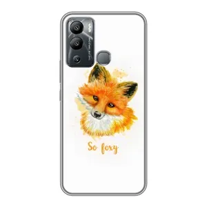 Чохли з картинкою Лисичка для Infinix Hot 12i (VPrint) (Дівчинка Лиса)