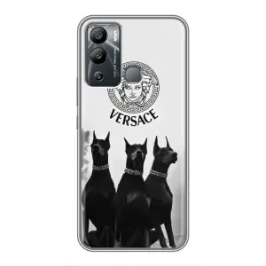 Чохли VERSACE для Інфінікс Гот 12і (PREMIUMPrint) (Доберман Версаче)
