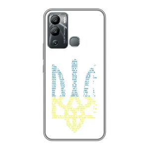 Чохли для Infinix Hot 12i Укр. Символіка (AlphaPrint) (Герб з букв)