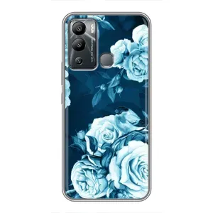 Чехлы (ART) Цветы на Infinix Hot 12i (VPrint) (Блактині бутони)