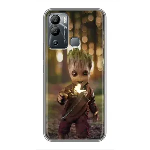 Чохол МАРВЕЛ для Інфінікс Гот 12і (AlphaPrint) (I am Groot)
