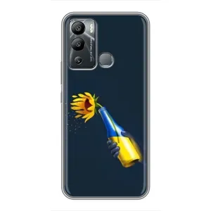 Чохол для Патріота України Infinix Hot 12i - (AlphaPrint) (Коктель молотова)