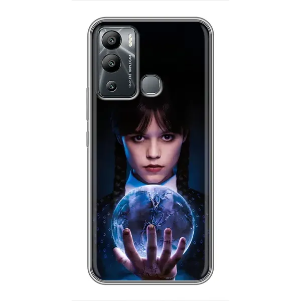 Чехол с принтом «Магическая сфера Уэнздей» для Infinix Hot 12i