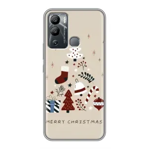 Різдвяні, Святкові Чохли для Інфінікс Гот 12і (Merry Christmas)