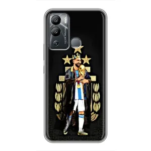 Чохли для Infinix Hot 12i (Leo чемпіон) (AlphaPrint) (Мессі Король)