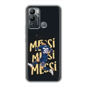 Чохли для Infinix Hot 12i (Leo чемпіон) (AlphaPrint) (Messi ПСЖ)