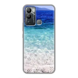 Силіконовий чохол з КАРТИНКАМИ літо для Infinix Hot 12i (AlphaPrint) (Море)