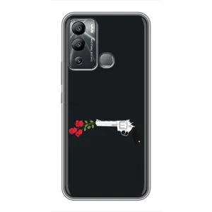 Чехлы (ART) Цветы на Infinix Hot 12i (VPrint) (Неочікувані квіти)