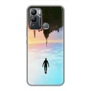 Чохол з людиною павуком для Infinix Hot 12i - (AlphaPrint) (Людина павук)