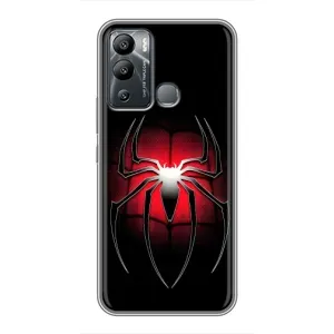 Чохол з людиною павуком для Infinix Hot 12i - (AlphaPrint) (Паук марвел)
