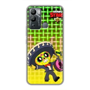 Чехлы Brawl Stars для Infinix Hot 12i (AlphaPrint) (Поко в самбреро)