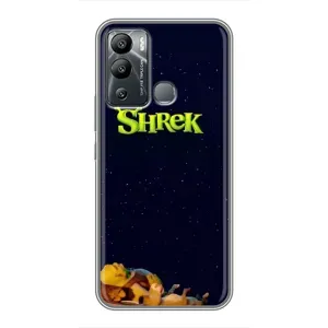 Чохол з мультфільмом Шрек на Infinix Hot 12i (Відпочиваючий Шрек)