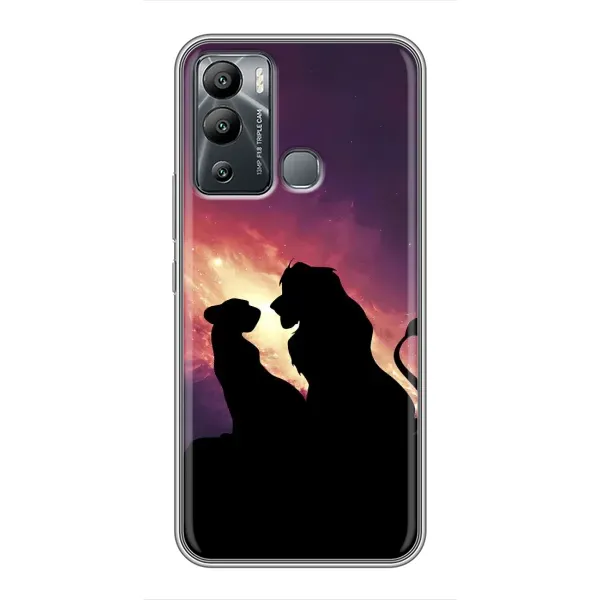 Чохол з принтом «Силует Сімба і Налу» для Infinix Hot 12i