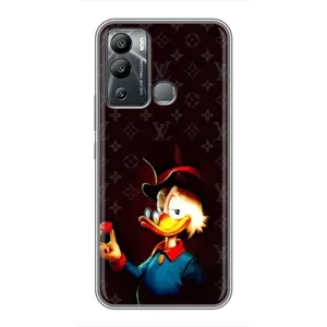 Чехли для Infinix Hot 12i - Скрудж МакДак Louis Vuitton (PREMIUMPrint) (Скрудж з ботліантом)