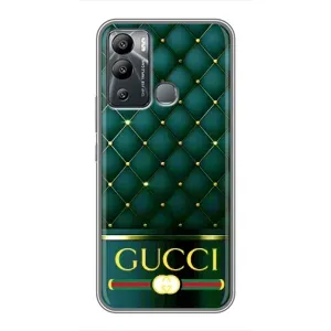 Чохли GUCCI для Інфінікс Гот 12і (AlphaPrint) (Текстура Гуччі)